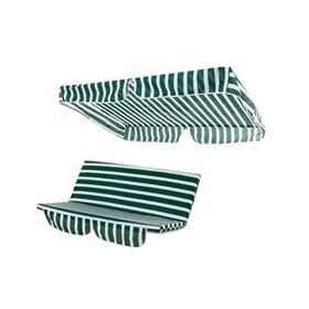 Vip Home Concept Yeşil Beyaz Gölgelikli Süngerli Salıncak Minder Takımı