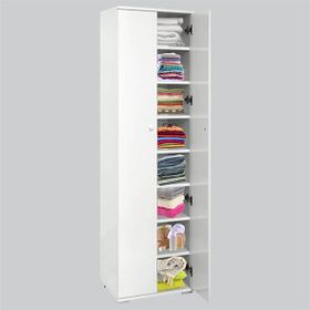 Vip Home VDA-648 8 Raflı 2 Kapaklı Çok Amaçlı Dolap