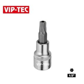 VIP-TEC 1/2 T20 mm Delikli Kısa Lokmalı Torx Uç