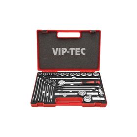 Vip-Tec Vt114137 1/2'' 37 Parça Lokma Ve Kombine Anahtar Takımı