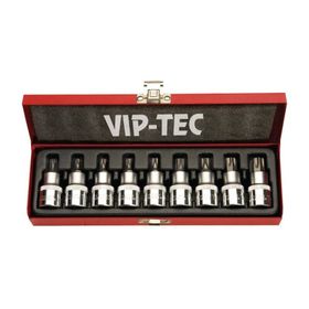 Vip-Tec Vt118900 1/2 9 Parça Lokmalı Torx Uç Takımı