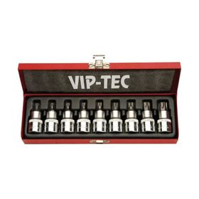 Vip-Tec Vt118900 1/2 9 Parça Lokmalı Torx Uç Takımı