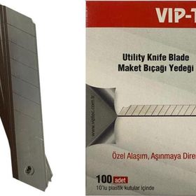 VIP-TEC VT875000 18 mm 10'lu Büyük Maket Bıçağı Yedeği
