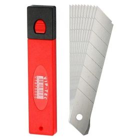 VIP-TEC VT875000 Falçata Yedeği Büyük Boy 10'lu Tüp Profesyonel Maket Bıçağı