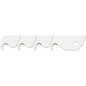 VIP-TEC VT875004-1 18 mm 10 Adet Kancalı Tip Maket Bıçağı Yedeği