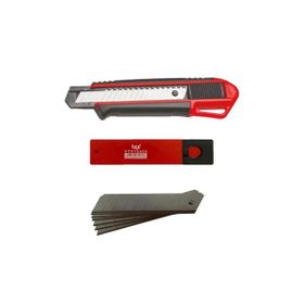 VIP-TEC VT875101 160x18 mm Profesyonel Plastik Maket Bıçağı+10 Adet Yedek Başlığı