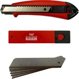 VIP-TEC VT875115 165x20 mm Askılı Maket Bıçağı+10 Adet Yedek Başlığı