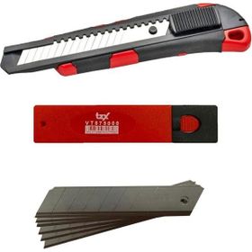 VIP-TEC VT875117 160x20 mm Metal Profesyonel Maket Bıçağı+10 Adet Yedek