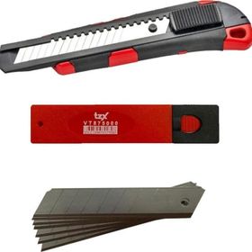 VIP-TEC VT875117 160x20 mm Metal Profesyonel Maket Bıçağı+10 Adet Yedek