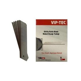 VIP-TEC VT876000 9 mm 10'lu Küçük Maket Bıçağı Yedeği