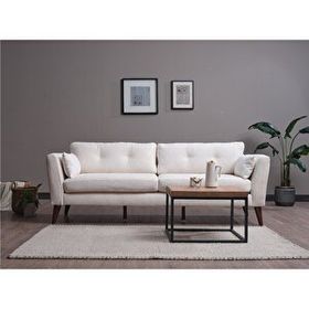 Vipahome Vipa Boston Krem Kanepe