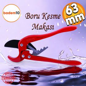 Vira Pvc Profesyonel Plastik Boru Kesme Makası 63 Mm Çelik