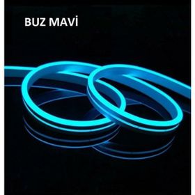 Viralighting CT-4555 12 V 5 mt Buz Mavi Cata Tak Çalıştır Neon Esnek Şerit Led Aydınlatma