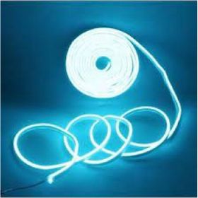 Viralighting CT-4555 12 V 5 mt Buz Mavi Cata Tak Çalıştır Neon Esnek Şerit Led Aydınlatma