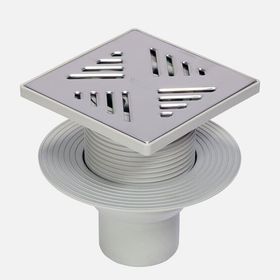 Visam 70 mm Yükseklik Ayarlı Paslanmaz Çelik Süzgeçli Alttan Çıkışlı Yer Sifonu