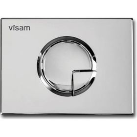 Visam Didim Parlak Krom İki Kademeli Rezervuar Kumanda Paneli