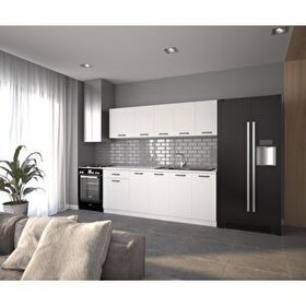 Visas Concept 220 cm Kuzey Hazır Tezgah Dahil Mutfak Dolabı