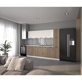 Visas Concept 260 cm Nergis Hazır Tezgah Dahil Mutfak Dolabı