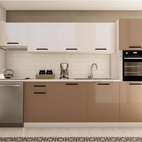 Visas Concept 300 cm Cansu Tezgah Dahil Hazır Mutfak Dolabı