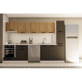Visas Concept 300 cm Ceylan Tezgah Dahil Hazır Mutfak Dolabı