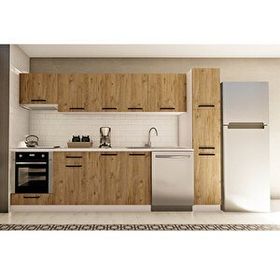 Visas Concept 300 cm Desen Tezgah Dahil Hazır Mutfak Dolabı