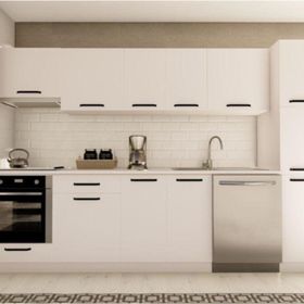 Visas Concept 300 CM Sezgi Tezgah Dahil Aspiratör, Ankastre Ve Kiler Modüllü Beyaz Hazır Mutfak Dolabı