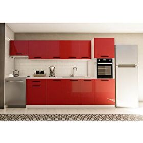 Visas Concept 320 cm Beyza Tezgah Dahil Hazır Mutfak Dolabı