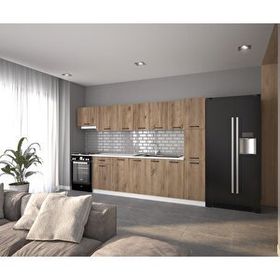 Visas Concept 320 cm Zeynep Hazır Tezgah Dahil Mutfak Dolabı