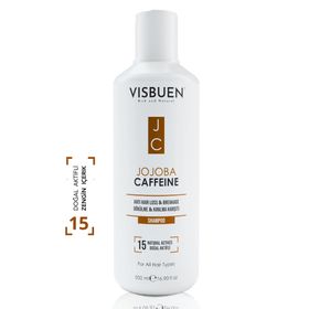 Visbuen 500 ml Jojoba Caffeine Saç Dökülmesine ve Kırılmasına Karşı Şampuan