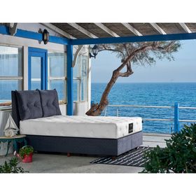 Visco Fusion 120x200 CM Tek Kişilik Paket Yayli Visco Sungerli Yatak Extra Luks Yumuşak Ozel Tasarım Yatak