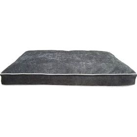 Viscopet Antrasit Gri 70 x 80 x 10 cm Lüks Visco Dolgulu Fermuarlı Yıkanabilir Kedi Köpek Yatağı