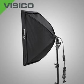 Visico EB-070 Tek Duylu Hazır Işıklı 50x50 cm Softbox