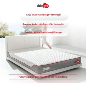 Visko Love Orbital 160x200 cm Çift Kişilik Yatak