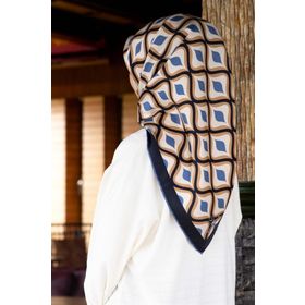 Vissona 17637 Bordo Kadın Twill İpek Eşarp