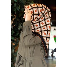 Vissona 17637 Bordo Kadın Twill İpek Eşarp