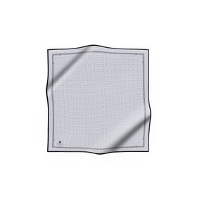 Vissona DGN50281 Bordo Siyah Kadın Twill İpek Eşarp