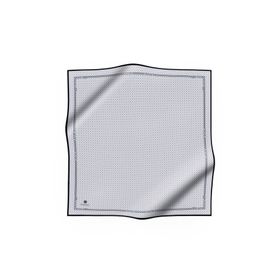 Vissona DGN50281 Bordo Siyah Kadın Twill İpek Eşarp