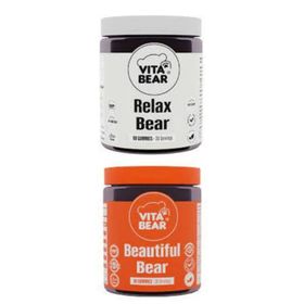 Vita Bear Beautiful Bear 60 Çiğnenebilir Tablet + Relax Bear 60 Çiğnenebilir Tablet