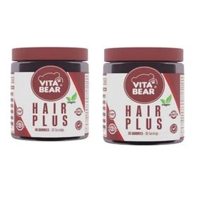 Vita Bear Hair Plus Gummies 2x60 Çiğnenebilir Tablet