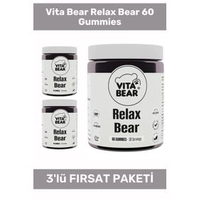 Vita Bear Relax Bear Gummies 60 Çiğnenebilir Tablet