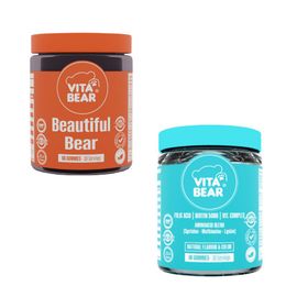 Vita Bear Strong Hair 60 Çiğnenebilir Tablet + Beautiful Bear 60 Çiğnenebilir Tablet
