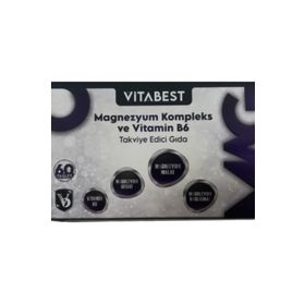 Vitabest Magnezyum Kompleks Vitamin B6 60 Tablet