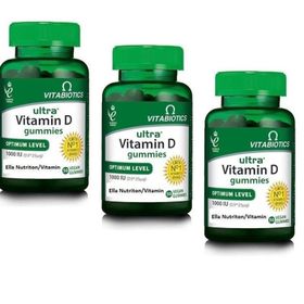 Vitabiotics Ultra Vitamin D Gummies 1000 IU 3x50 Çiğnenebilir Tablet