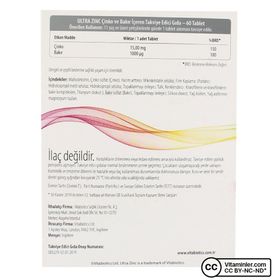 Vitabiotics Ultra Zinc 15 mg 30 Tablet