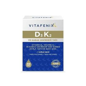 Vitafenix Vitamin D3 K2 20 ml Damla