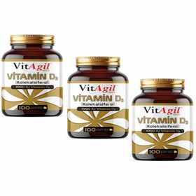 VitAgil Gold Vitamin D3 1000 IU 100 Kapsül