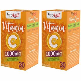 Vitagil Vitamin C 1000 mg C Vitamini içeren 2x30 Tablet