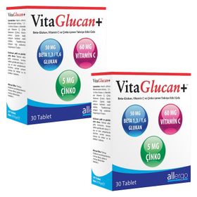 Vitaglucan Beta Glukan Vitamin C Çinko 2x30 Kapsül