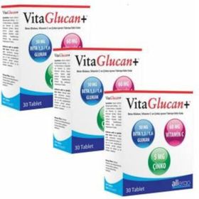 Vitaglucan Beta Glukan Vitamin C Çinko 3x30 Kapsül