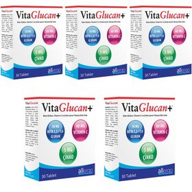 Vitaglucan Beta Glukan Vitamin C Çinko 5x30 Kapsül